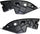 For Chevy Suburban 1500/2500 Bumper Trim 2007-2014 Driver and Passenger Side Pair/Set | Front | Outer | Black | CAPA | GM1088171 + GM1089171 | 21996230 + 21996231