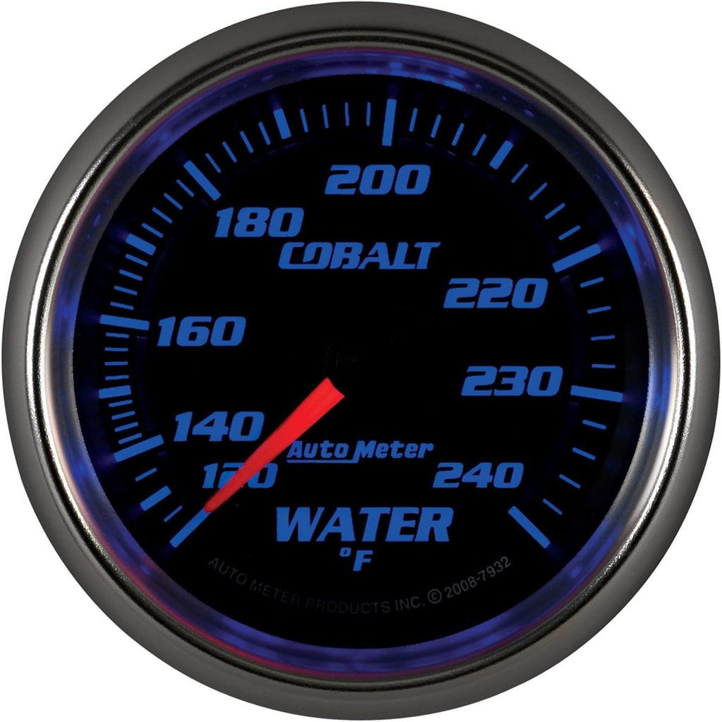 7932 Cobalt Mechanical Water Temperature Gauge