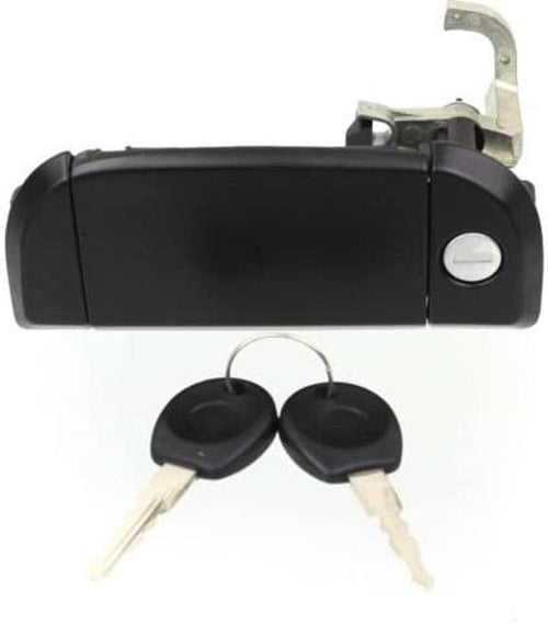 - Eurovan 92-03 Front Door Handle LH, Outside, Zinc Smooth, Metal, W/Key Set - REPV462162