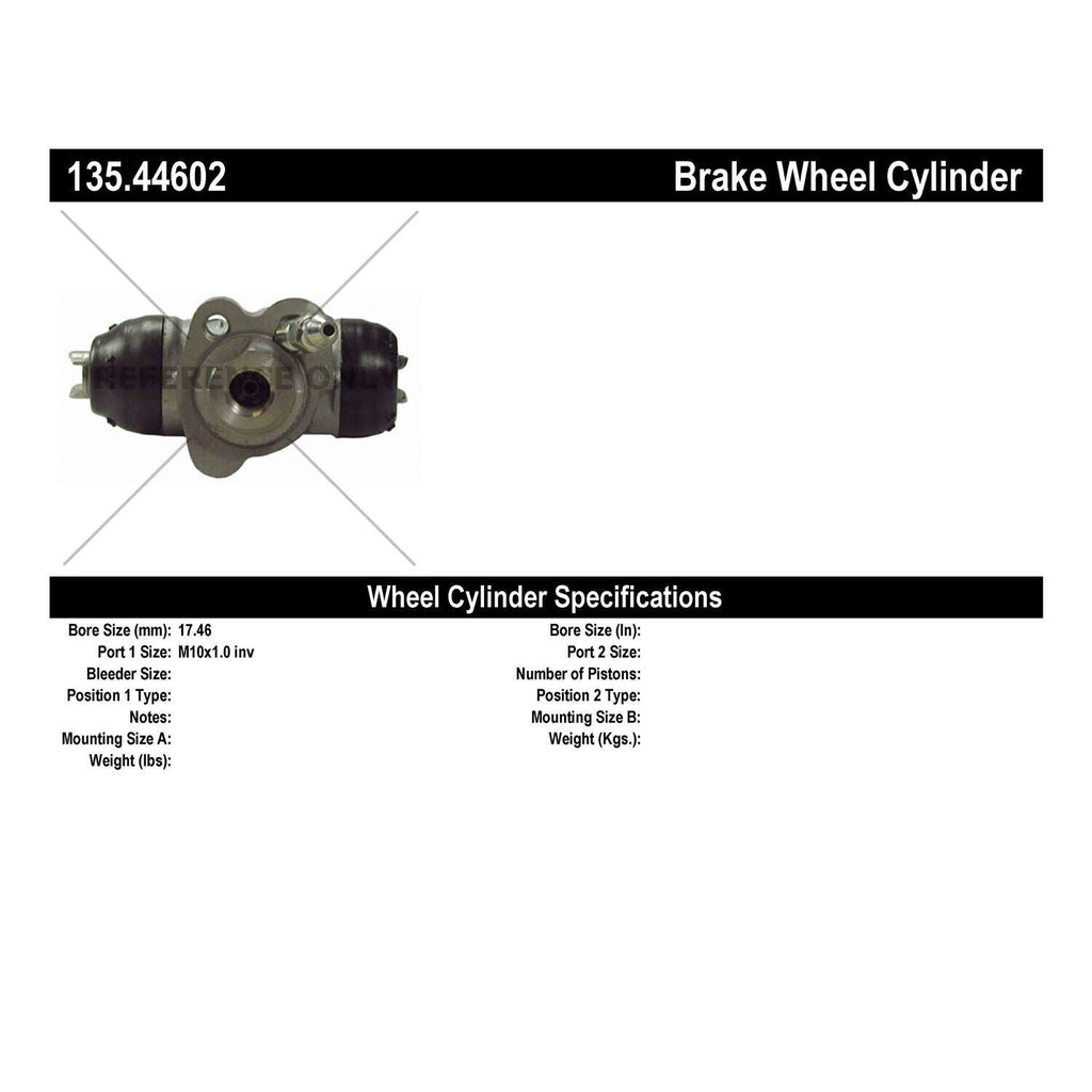 Drum Brake Wheel Cylinder for Iq, Xa, Echo, Prizm, Corolla, Paseo+More 135.44602