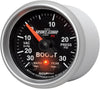 3677 Sport-Comp II PC 2-1/16" 30 In. Hg/30 PSI Full Sweep Electric Vacuum/Boost Gauge Peak and Warn with Electronic Control