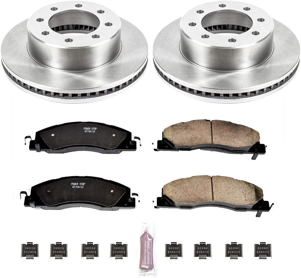 KOE5411 Autospecialty Front Replacement Brake Kit-Oe Brake Rotors & Ceramic Brake Pads