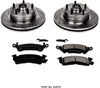 K2579 Front Z23 Carbon Fiber Brake Pads with Drilled & Slotted Brake Rotors Kit