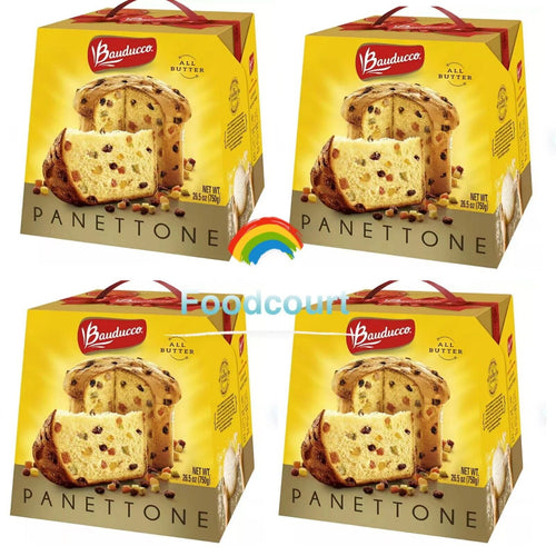 4 Pack Bauducco Panettone NET WT 26.5 oz EACH