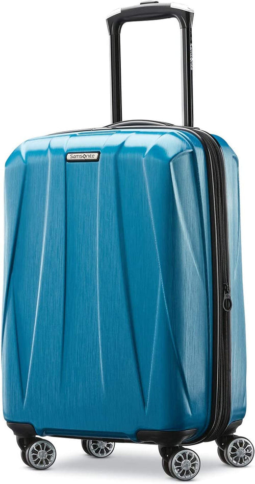 Samsonite Centric 2 Hardside Expandable Luggage with Spinner Wheels, Caribbean Blue, Carry-On 20-Inch