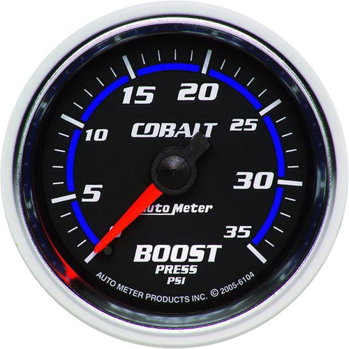 6104 Cobalt Mechanical Boost Gauge
