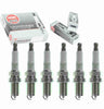 6 Pc NGK V-Power Spark Plugs Compatible with Audi A6 Quattro 3.0L V6 2002-2004
