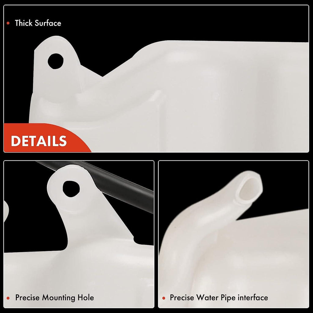 A-Premium Engine Coolant Overflow Recovery Reservoir Tank [W/ Cap & Tubing] Compatible with Chrysler PT Cruiser 2005-2008 [4Cyl 2.4L Convertible], 2001-2010 [4Cyl 2.4L Wagon]