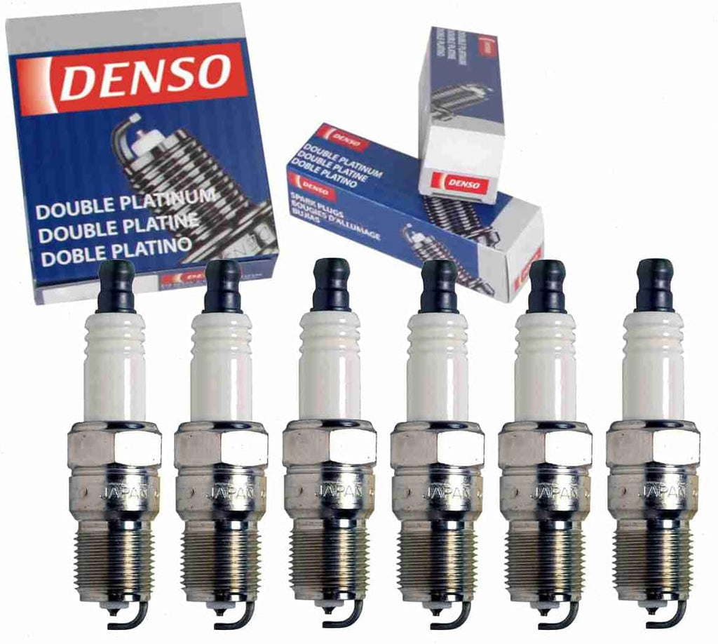 6 Pc DENSO Spark Plugs Compatible with Ford F-150 4.2L V6 1997