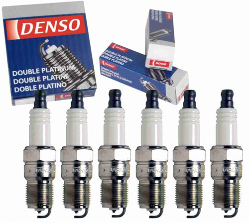 6 Pc DENSO Spark Plugs Compatible with Ford F-150 4.2L V6 1997