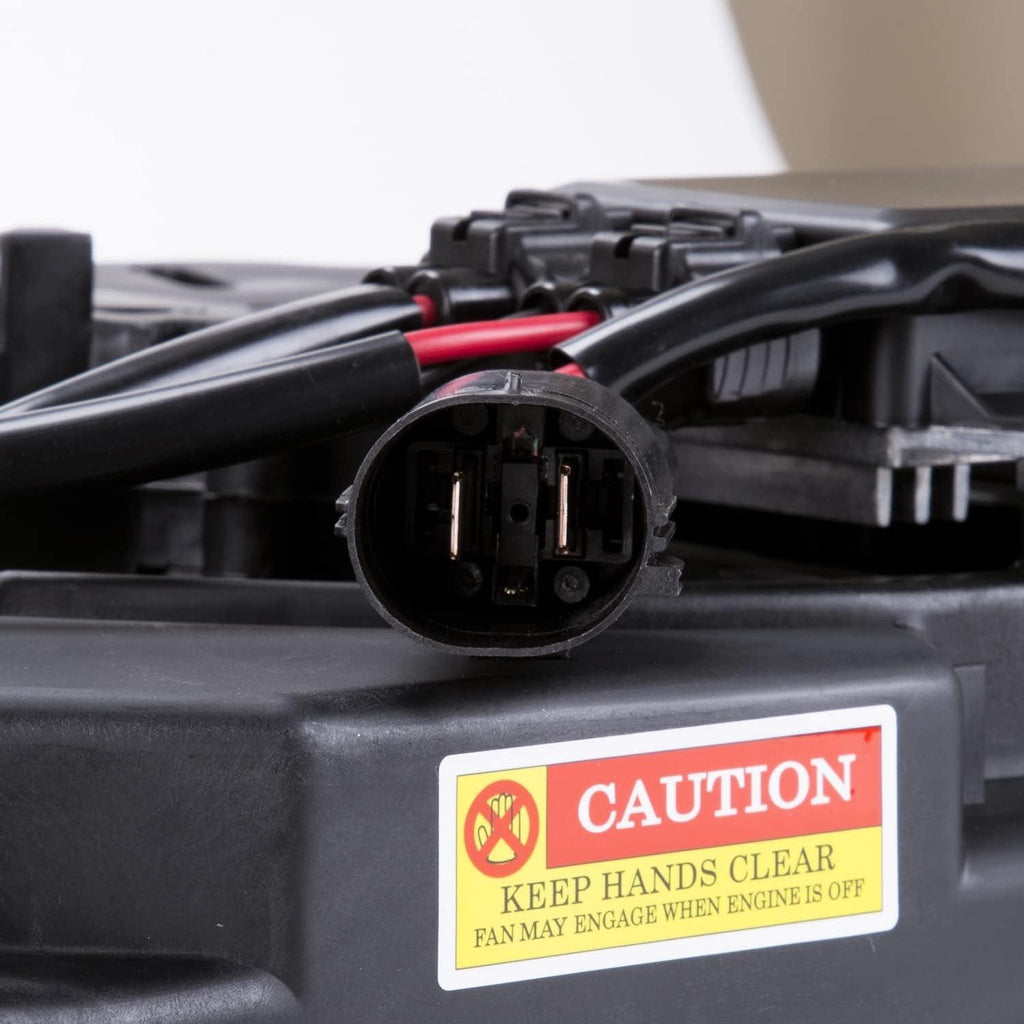 621280 Cooling Fan Assembly Compatible with 2005-2007 Ford Five Hundred , Black