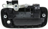 Front Exterior Door Handle Kit Compatible with 1995-2004 Toyota Tacoma Textured Black Driver and Passenger Side