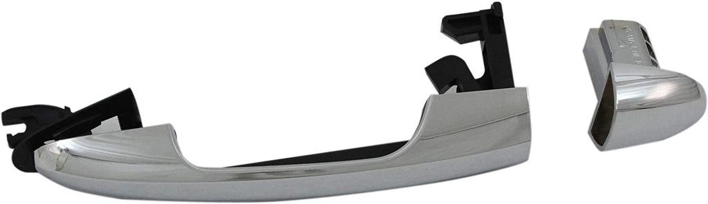 Exterior Door Handle Compatible with 2014-2016 Fiat 500L Front or Rear, Passenger Side