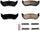(Z23-881) Z23 Evolution Sport Brake Pads, Rear