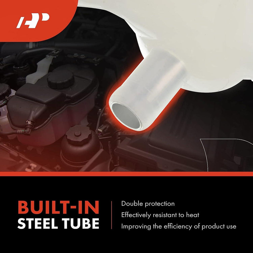 A-Premium Engine Coolant Overflow Recovery Tank Reservoir [With Cap & Tubing] Compatible with Chevy Equinox & Pontiac Torrent, 2006-2009 [3.4L], 2008-2009 [3.6L], Replace# 15835020, 15285637