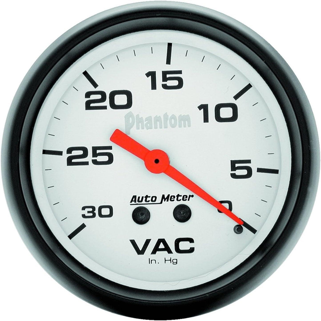 5884 Phantom Mechanical Vacuum Gauge,2.625 In.