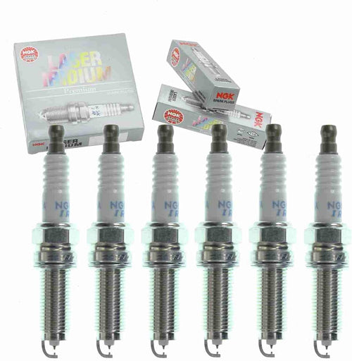 6 Pc NGK Laser Iridium Spark Plugs Compatible with Honda Odyssey 3.5L V6 2011-2017