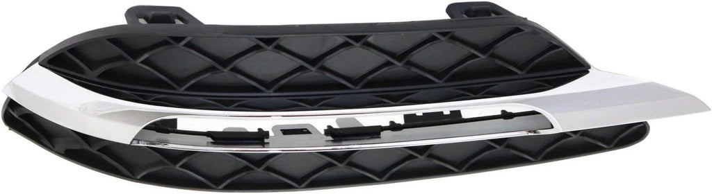 Front Fog Lamp Molding Compatible with 2012-2014 Mercedes Benz C300, Mercedes Benz C250 Set of 2 Passenger and Driver Side Primed Sedan