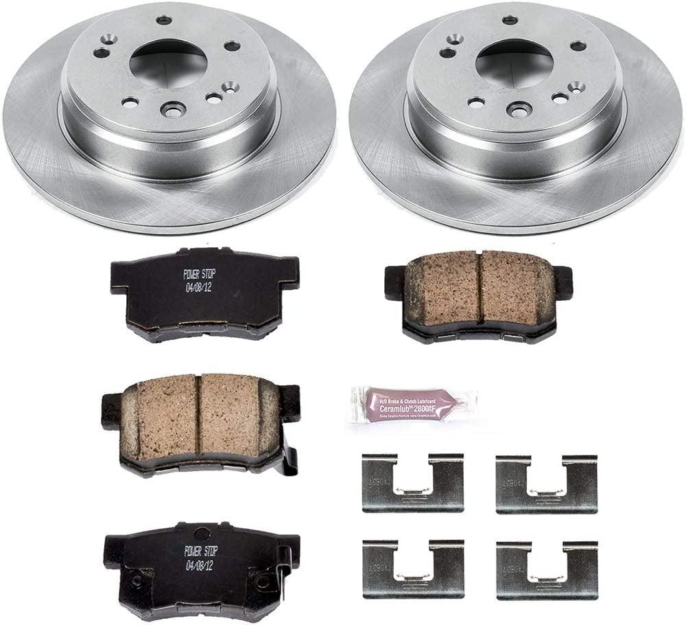 KOE2308 Autospecialty Rear Replacement Brake Kit-Oe Brake Rotors & Ceramic Brake Pads