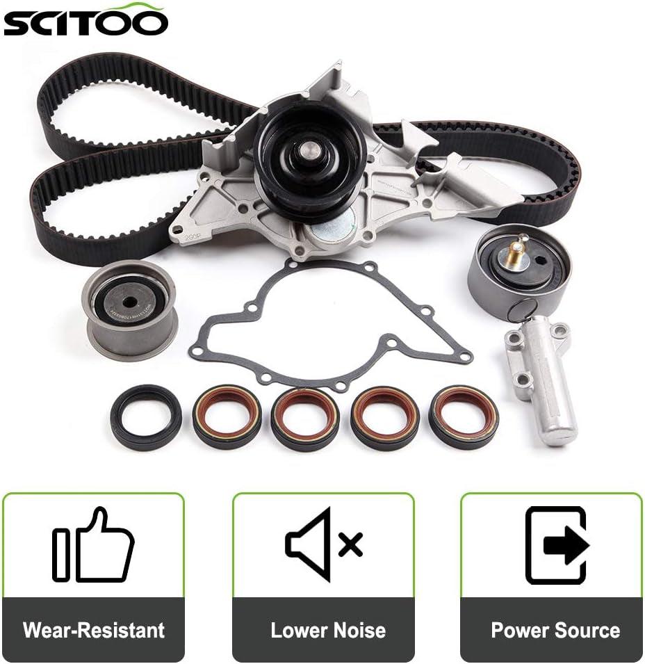 TCKWP297B TB297K1 CK297LK2 AWK1327 Engine Timing Belt Kit Fits for 00-04 for Audi A6 Quattro 01-05 for Audi Allroad Quattro 00-02 for Audi S4