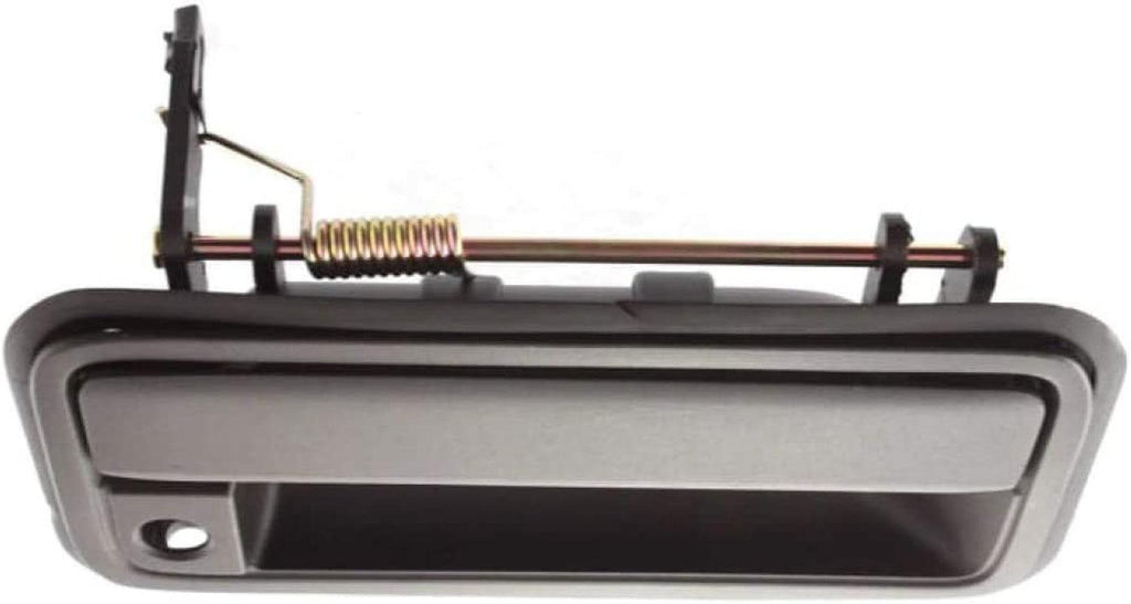 for Chevy K1500 Suburban Exterior Door Handle Front Passenger Side Textured Black 1992-1999 | with Key Hole | Trim: Base/Silverado | GM1311132 | 15742230