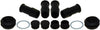 Professional 18H1232 Front Disc Brake Caliper Rubber Bushing Kit with Boots, Seals, Washers, and Caps