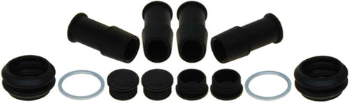 Professional 18H1232 Front Disc Brake Caliper Rubber Bushing Kit with Boots, Seals, Washers, and Caps