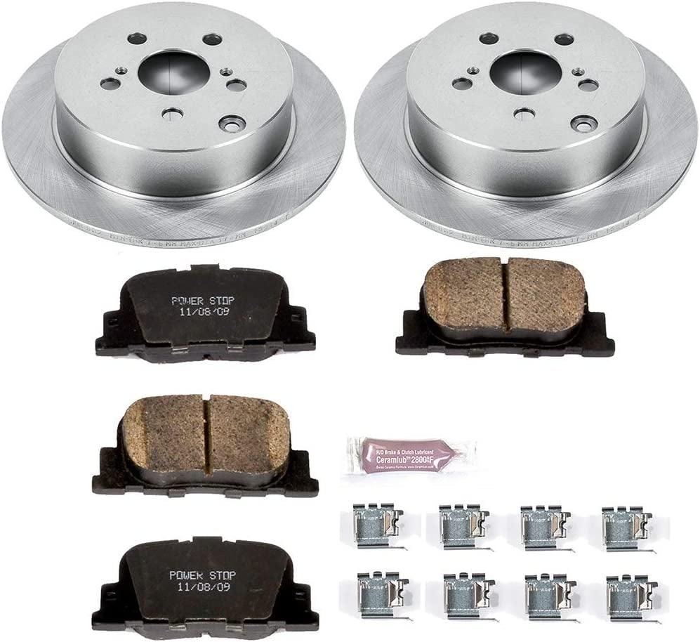 KOE2319 Autospecialty Rear Replacement Brake Kit-Oe Brake Rotors & Ceramic Brake Pads