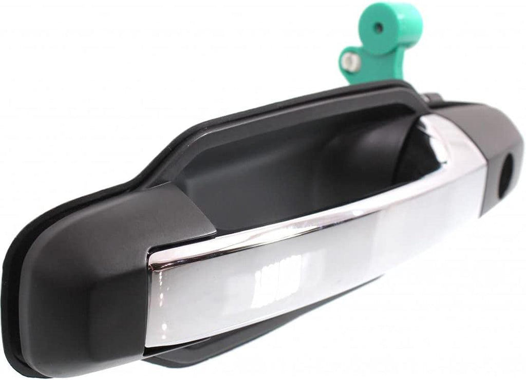 for Kia Sorento Exterior Door Handle Front, Driver Side Primed Bezel with Chrome Lever (2003-2009) | with Key Hole | Trim: EX | KI1310112 | 826503E021XX