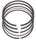 42082CP Engine Piston Ring Set, Standard