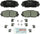 BOSCH BC1210 Quietcast Premium Ceramic Disc Brake Pad Set - Compatible with Select Lexus Hs250H; Pontiac Vibe; Scion Xb, Xd; Toyota Corolla, Matrix, Prius V, RAV4; FRONT