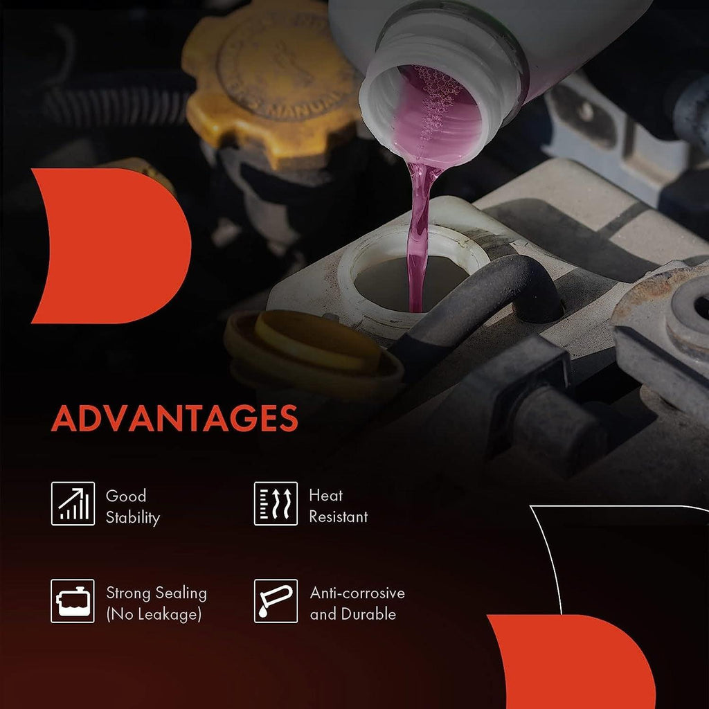 A-Premium Engine Coolant Overflow Reservoir Tank Compatible with Chrysler, Dodge Models - for 300, Charge, Challenger, Magnum - [2.7L 3.5L 5.7L 6.1L, W/Cap] - Replaces for # 4596466AG, 55116897AA