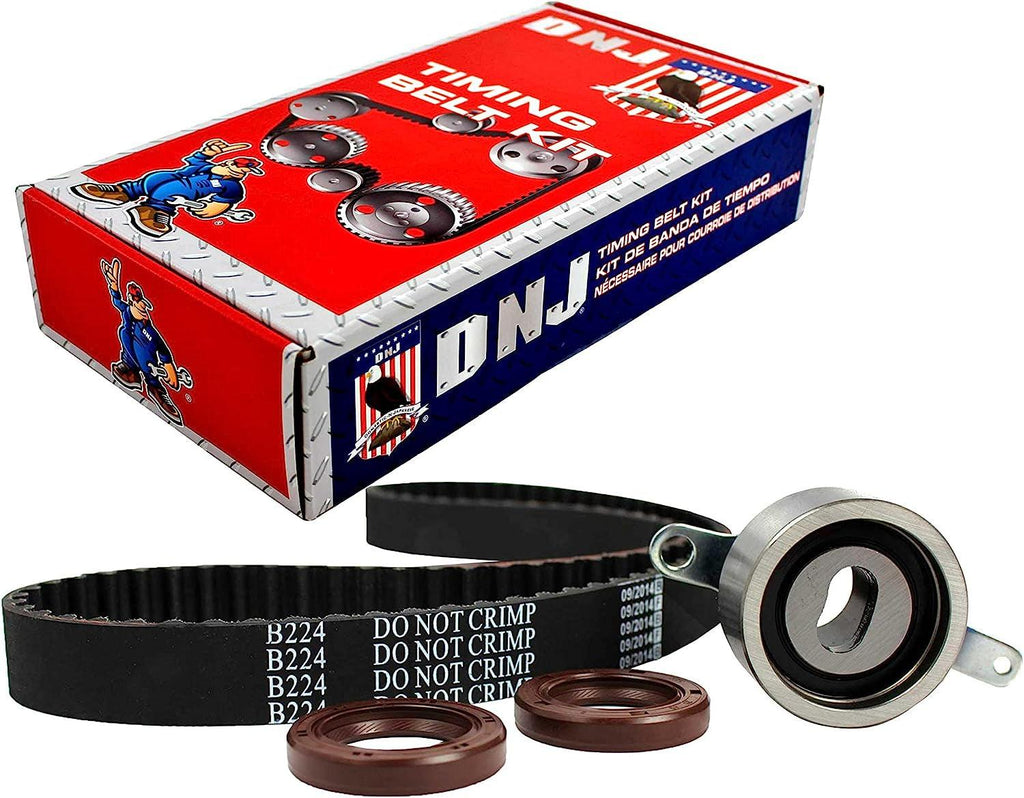 DNJ TBK296A Timing Belt Kit for 1992-1995 / Honda/Civic, Civic Del Sol / 1.6L / SOHC / L4 / 16V / 97Cid / D16Z6