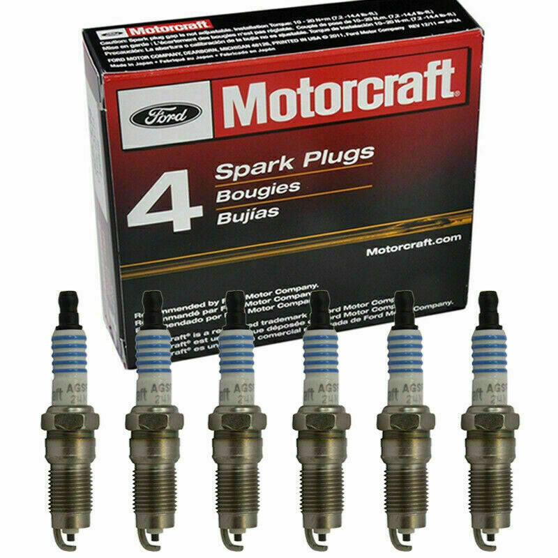 6 MOTORCRAFT Spark Plugs SP412 AGSF24N OEM for FORD Ranger Mustang Explorer V6