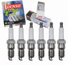 6 Pc DENSO Platinum TT Spark Plugs Compatible with Chevrolet S10 4.3L V6 1996-2004