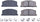 17-242, Z17 Front Ceramic Brake Pads with Hardware