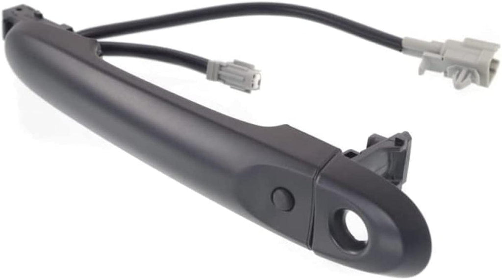 for Nissan Juke Exterior Door Handle Front, Driver Side Primed (2011-2017) | with Key Hole| Trim:All Submodels