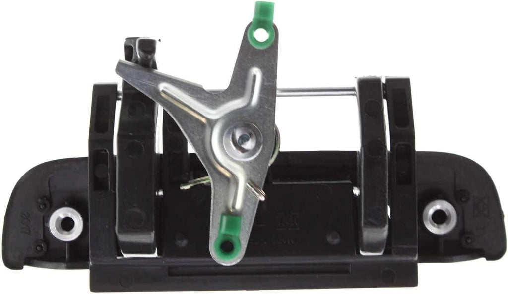 Front Exterior Door Handle Kit Compatible with 1995-2004 Toyota Tacoma Textured Black Driver and Passenger Side