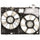 Four Seasons Dual Radiator and Condenser Fan Assembly for 07-09 RX350 76194