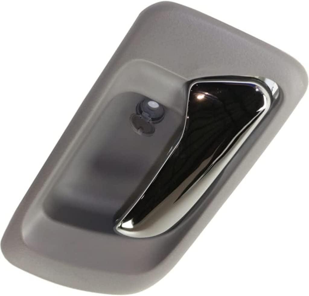 For Honda Accord Interior Door Handle Rear, Passenger Side Gray Bezel with Chrome Lever (1998-2002) | Trim:All Submodels | HO1353104 | 72620S84A01ZB