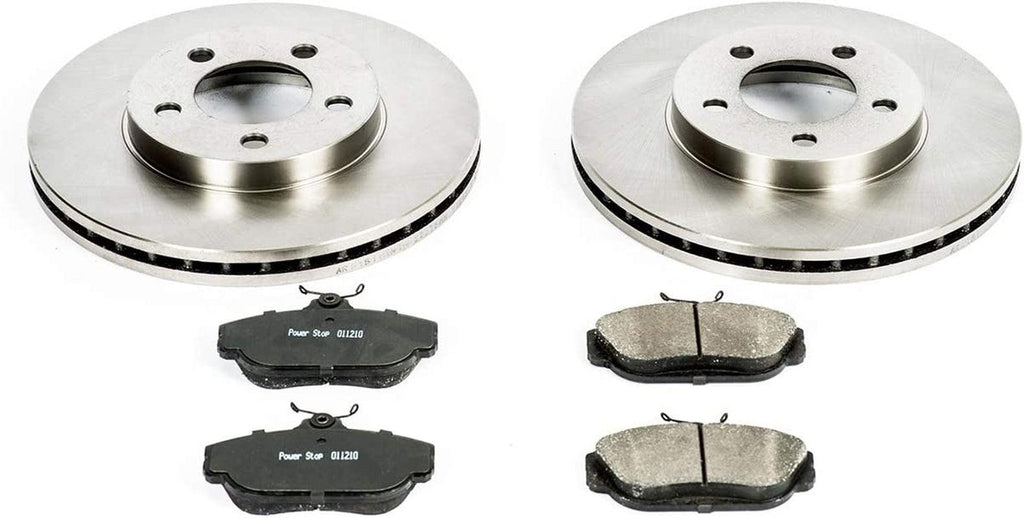 KOE1327 Autospecialty Front Replacement Brake Kit-Oe Brake Rotors & Ceramic Brake Pads