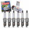 6 Pc DENSO Platinum TT Spark Plugs Compatible with Chevrolet Blazer 4.3L V6 1996-2005