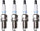 4 PCSNEW -- DENSO #3246 -- DOUBLE PLATINUM Spark Plugs -- PKJ16CR-L11