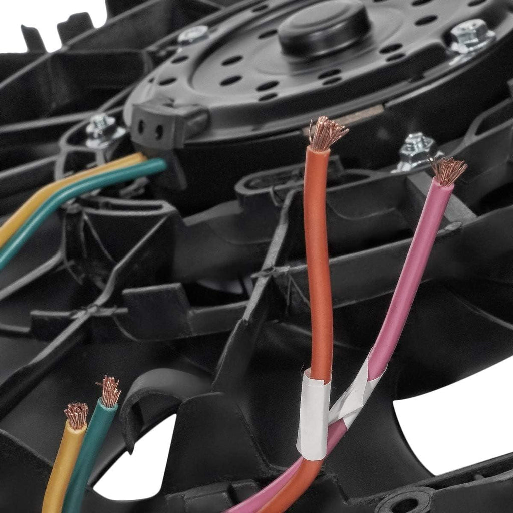 OEM-RF-0294 Factory Style Radiator Cooling Fan Assembly Cooling Efficiency Improved Direct Replacement [Compatible with 2002-2009 A4 / 2002-2009 A4 Quattro Fits 3. 0L 3. 2L Engines]