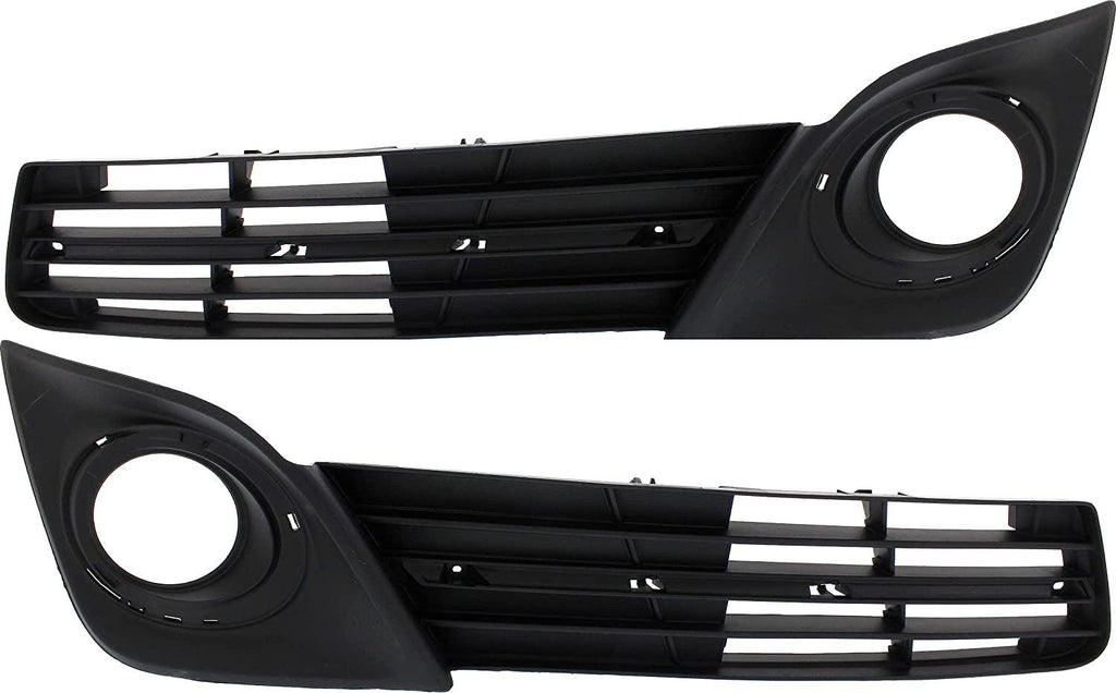 Front Fog Lamp Molding Compatible with 2012-2014 Toyota Camry Set of 2 Passenger and Driver Side Textured SE/SE Sport Models