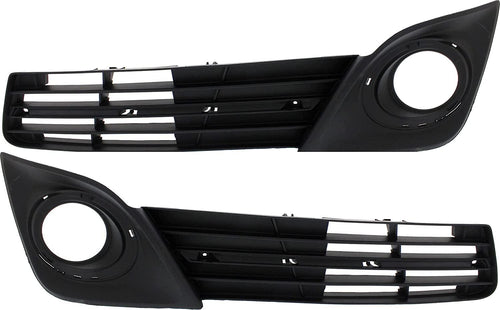 Front Fog Lamp Molding Compatible with 2012-2014 Toyota Camry Set of 2 Passenger and Driver Side Textured SE/SE Sport Models