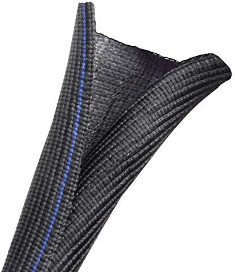 Design Engineering 010652 Easy Loom - Split Wire Sleeve, 3/8" (10Mm) X 20' - Black