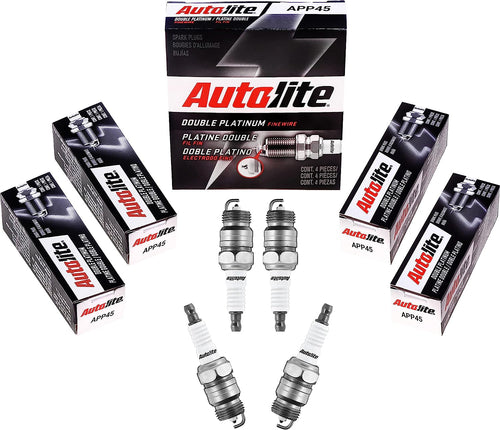 Autolite APP45 Double Platinum Automotive Replacement Spark Plug (1 Pack)