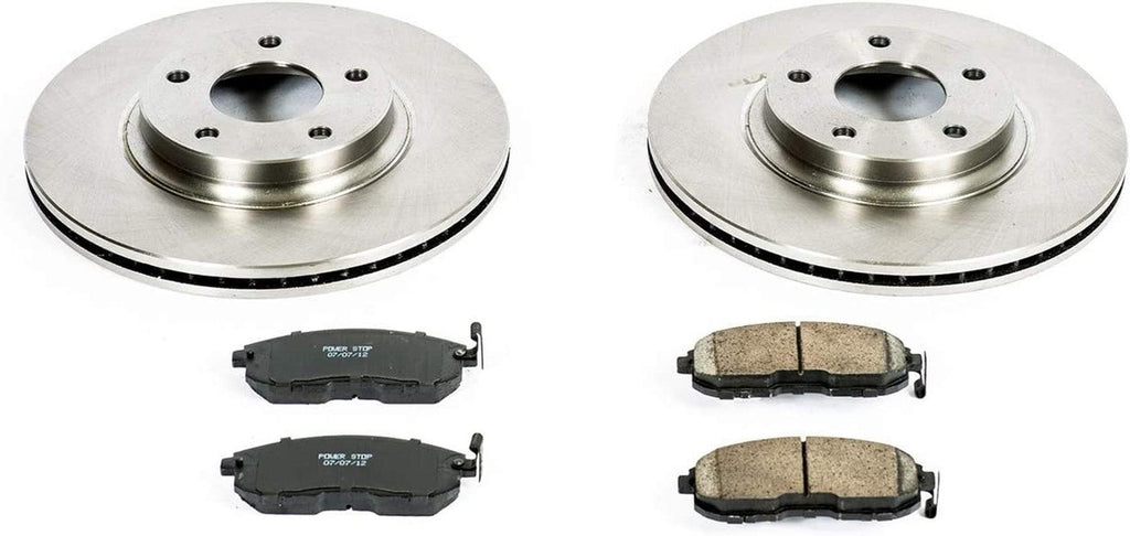 KOE2282 Autospecialty Front Replacement Brake Kit-Oe Brake Rotors & Ceramic Brake Pads