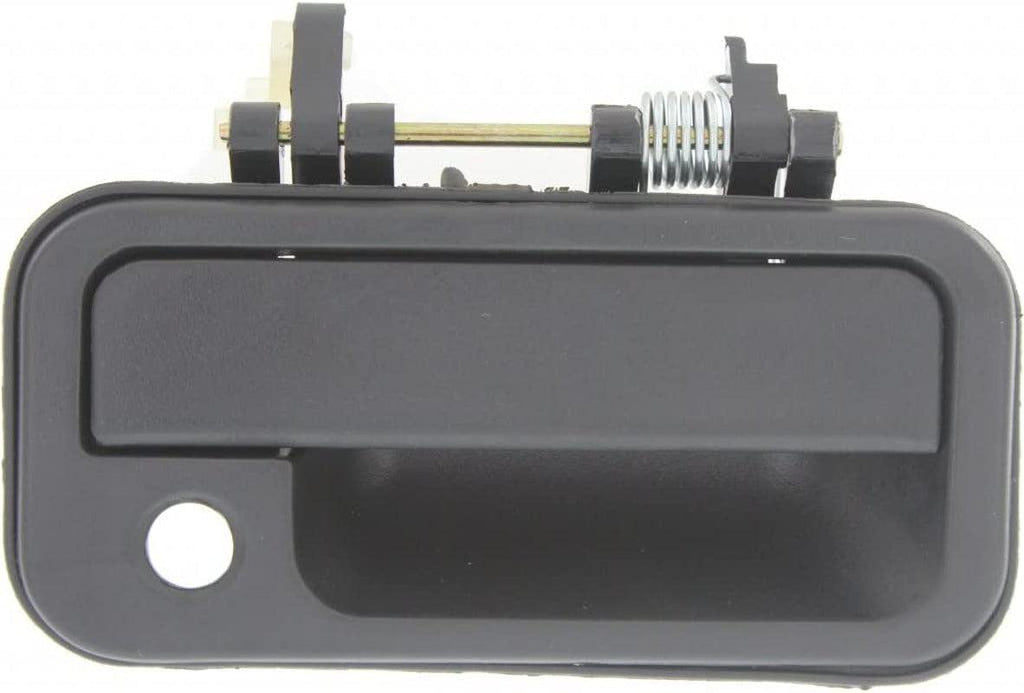 for Isuzu Pickup Exterior Door Handle 1988-1995 Front Passenger Side Textured Black | W/Key Hole| Trim:All Submodels